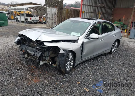 2018 Infiniti Q50 3.0T Luxe from USA, damaged, VIN JN1EV7AR7JM437763